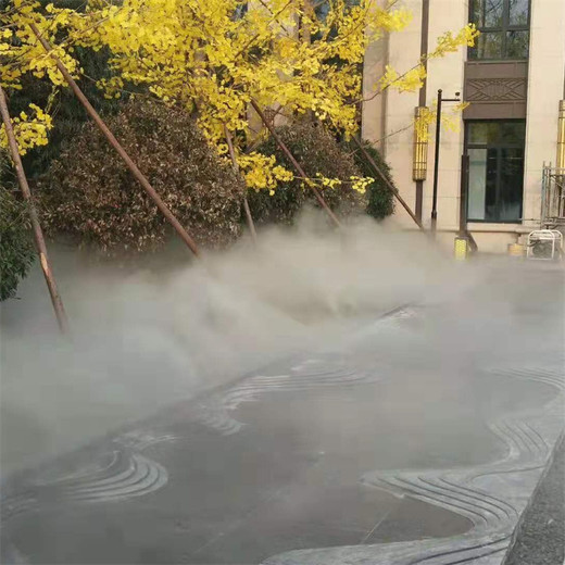 文山植物園景觀(guān)造霧霧森系統(tǒng)的人造霧降溫