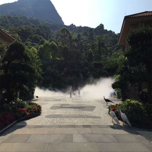 西雙版納景觀造霧系統(tǒng)古鎮(zhèn)冷霧景觀高壓造霧