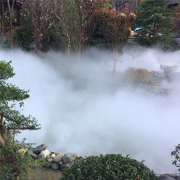 眉山绿化带人工造雾系统生态餐厅景观雾森