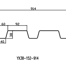 楼承板规格开YX38-152-914厚度0.7-1.2