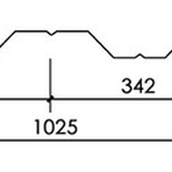 樓承板規(guī)格開YX51-342-1025厚度0.7-1.2