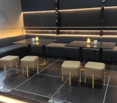 酒吧家具定制民謠酒吧家具輕奢餐桌椅U型沙發卡座供應