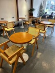 藤編餐椅定制廠家仿真藤餐椅實木藤椅熱門款藤椅定制