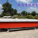 山東應(yīng)急玻璃鋼沖鋒舟玻璃鋼船廠家6-8人沖鋒舟