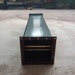 空氣輸送斜槽建筑行業(yè)用斜槽輸送機(jī)配套轉(zhuǎn)向筒充氣箱