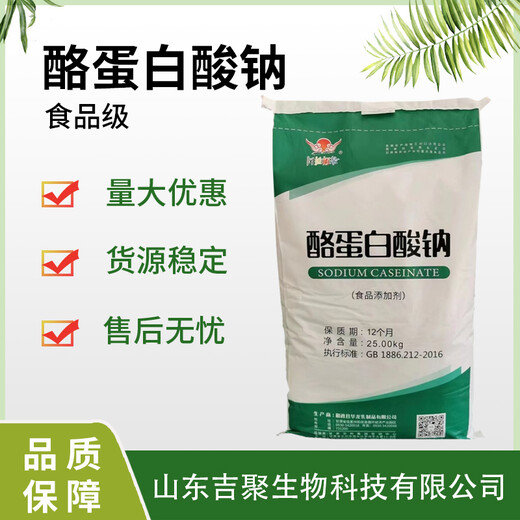 現貨酪蛋白酸鈉添加量食品級烘焙飲品冰淇淋罐頭用