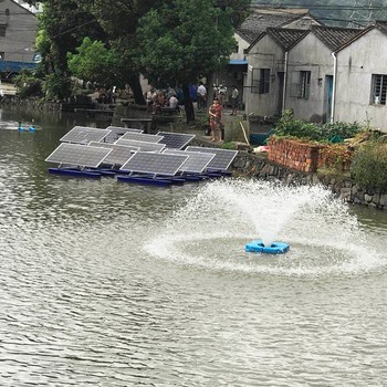 景观式喷泉曝气机浮水式喷泉曝气机人工河道喷泉曝气机