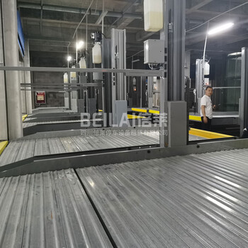 單跨四柱立體停車位,自走停車立體車庫長期租賃
