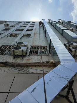 珠海鑫旺酒店學校工廠食堂餐飲大型油煙管道清洗排煙系統凈化器