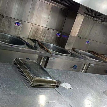 汕頭鑫旺商場學校工廠食堂餐飲大型油煙管道清洗商用油煙機凈化器