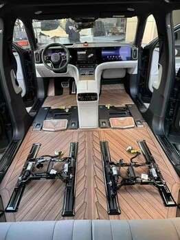 問界M9改裝地板電動踏板全車車衣隔熱膜升級定制