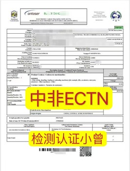 中非电子货物跟踪单