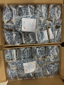 國產(chǎn)藍白臥式可調(diào)電位器RM065各阻值常備現(xiàn)貨微調(diào)電阻器