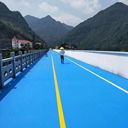 克拉瑪依市隧道出入口彩色防滑色澤亮麗彩色陶瓷耐磨地坪