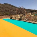 雙鴨山市瀝青路面改色工藝顏色鮮艷色彩豐富噴涂防滑道路