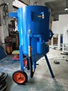 噴砂機除銹移動(dòng)小型高壓氣動(dòng)噴沙機鋼結構車(chē)船吊塔雕刻翻新打砂機