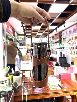 純鈦三件套茶具西安品牌鈦材質(zhì)茶碗茶杯茶葉罐禮盒裝