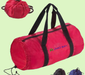 惠州手袋厂加工定制折叠旅行袋超薄轻便携带行李袋可印字