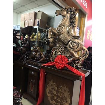 百戰(zhàn)百勝馬擺件西安兩米高立馬落地工藝品