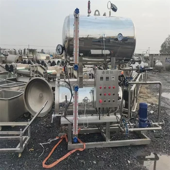 順達(dá)二手2立方不銹鋼臥式殺菌鍋