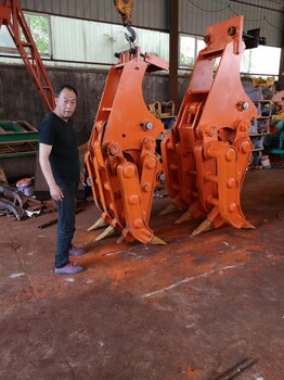 提供煙臺(tái)鑫鋪08型機(jī)械抓，固定式簡(jiǎn)易抓，可定制液壓抓木機(jī)