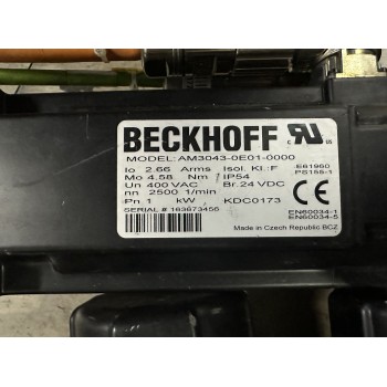 BECKHOFF倍福伺服电机维修AM3043-0E01-0000/AM3031-0C01-0000