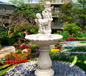 定制欧式喷泉广东仿石材雕塑人造砂岩景观雕塑
