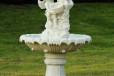 广西雕塑喷泉园林景观喷水池砂岩欧式天使喷泉