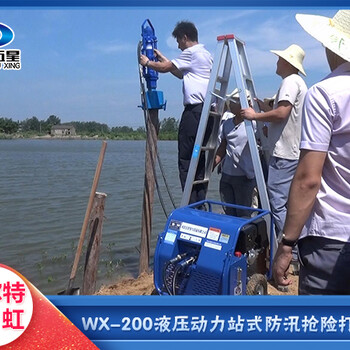 便攜式打樁機(jī)防汛搶險打樁機(jī)植樁機(jī)