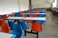 玻璃钢快餐桌椅，学校食堂餐桌椅，重庆大学食堂快餐座椅定制厂家