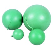 通水塑料球房建管道检测通球绿色塑料球PVC塑料通球
