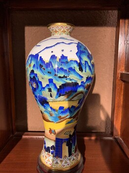 景泰藍(lán)銅胎掐絲琺瑯工藝品景泰藍(lán)廠家批發(fā)定制工藝銅胎掐絲琺瑯