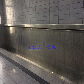 武漢武昌學(xué)校廁所改造定制設(shè)計(jì)不銹鋼小便池洗漱池