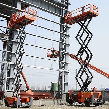 電動自行走直臂高空作業(yè)平臺出租越野式高空作業(yè)平臺