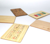 木质nfc卡木制nfc智能卡竹木芯片卡木片nfc卡片