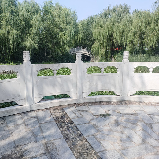 公园大理石栏杆制作安装景区公园大理石护栏