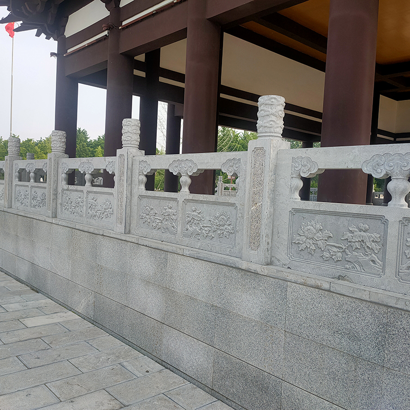 河道石材護(hù)欄供應(yīng)-市政河道石材欄桿雕刻安裝加工廠