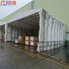 高青停车伸缩雨棚-快速搭建钢架移动阳篷