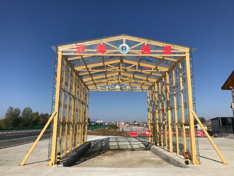 防疫车辆消毒通道设备国产乐驰车辆消毒通道厂家