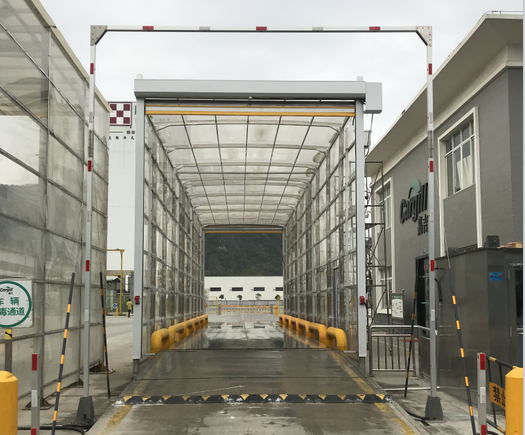 车辆消毒防疫通道价格定制LOCE车辆消毒通道型号