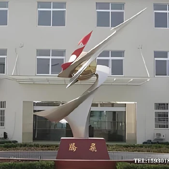 校园不锈钢树木成才雕塑幼儿园游乐雕塑制作河北金越雕塑公司