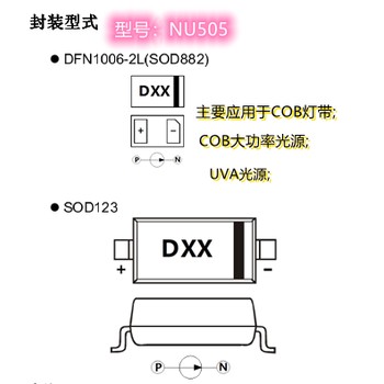 贴片恒流二极管/软灯条IC/硬灯条IC(NU505)/SOD123封装