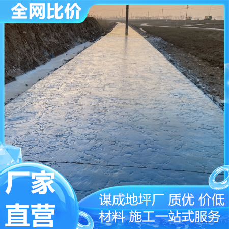 亳州和县水泥混凝土压模路面人行道