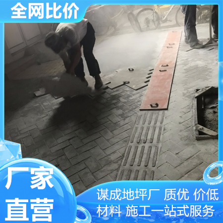 安庆黄山艺术混凝土压模地坪园路