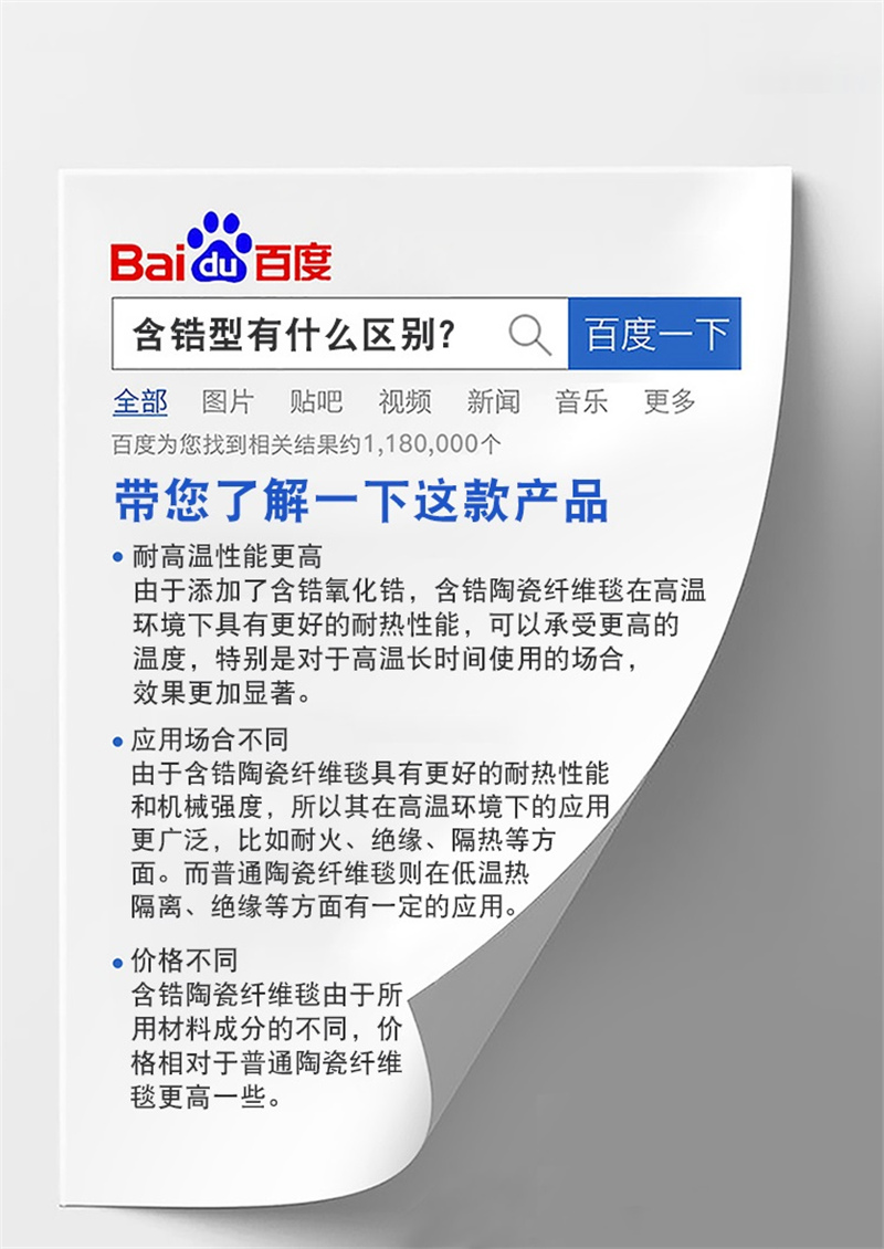 硅酸鋁耐火纖維毯多少錢一平米