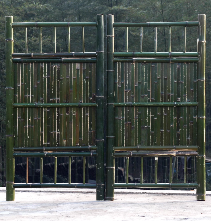 宜昌 竹篱笆 菜园栅栏滁州天长竹护栏仿竹护栏