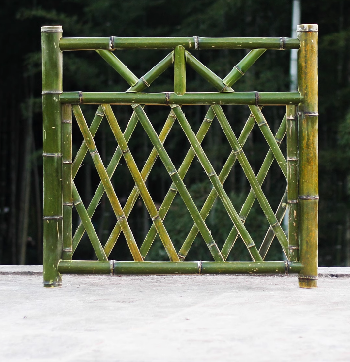 常州 竹篱笆 竹栅栏晋中和顺仿竹栏杆仿竹护栏