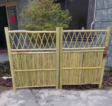 咸阳 竹篱笆 竹篱笆价格荆门掇刀碳化竹围栏仿竹护栏