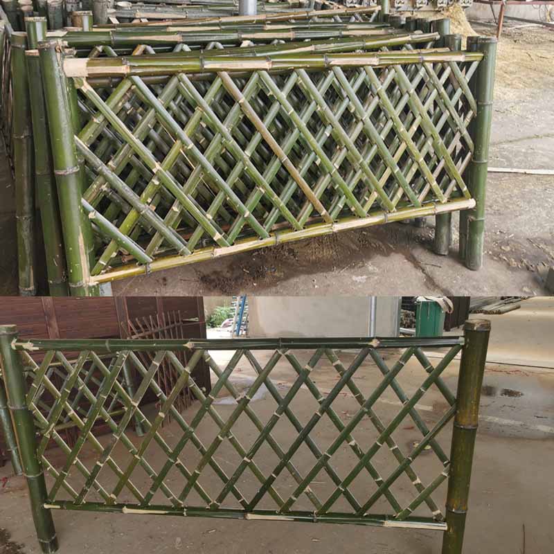 嘉兴 竹篱笆 菜园栅栏安阳殷都塑钢护栏仿竹护栏