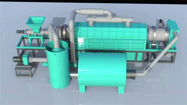 甘肃有色金属裂解炉-水果渣炭化炉